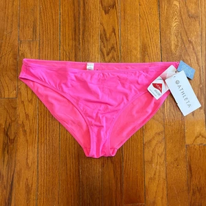 NEU Athleta Bikinihose Größe L Clean Medium Surfen Schwimmen Pink 383979 - Bild 1 von 4