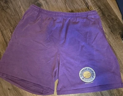 Pantalones Cortos para Hombres Talla 2xl Colorado Rockies Equipo de Béisbol De Colección 1993 Años 90 Púrpura Foto 1 de 4