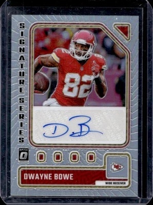2023 Donruss Optic Дуэйн Боуи Signature Series Holo Prizm Auto #SS-DB Chiefs - Изображение 1 из 2