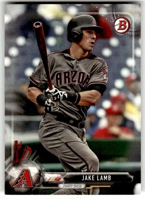 2017 Bowman #71 Jake Lamb Arizona Diamondbacks Baseball - Image 1 of 2