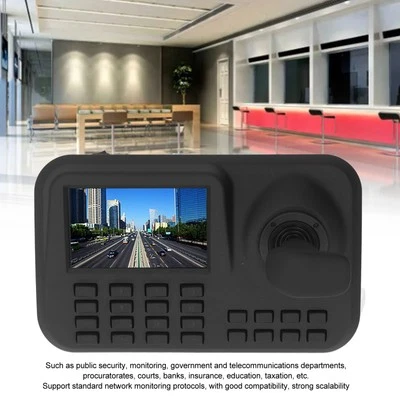 PTZ Camera Controller 5in HD Display 3D Joystick Network Camera Control New - Image 1 of 4