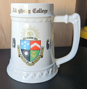ALLEGHENY COLLEGE, DELTA TAU DELTA 1964 ORO PIEDRA CERÁMICA DORADA. - Imagen 1 de 8