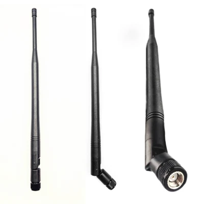 WIFI WLAN Antenna 2.4 GHz_right angle_RP SMA plug connector_high gain bluetooth  - Image 1 of 4