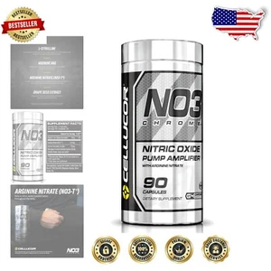 Arginine Nitrate-based NO3 Chrome for Enhanced Muscle Performance, 90 Capsules - Picture 1 of 9