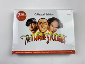 The THREE STOOGES Sealed Collector's Edition 7 Disc DVD Set NEW in Box MOE LARRY - Picture 1 of 2