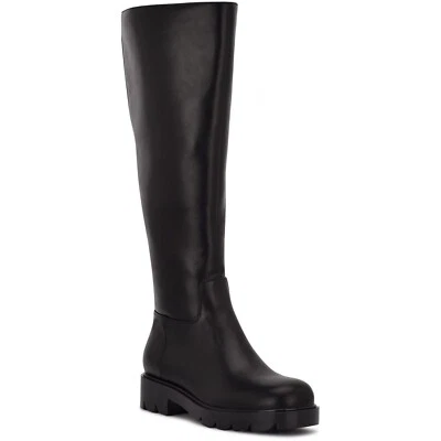 New! Nine West Womens Faux Leather Embossed Knee-High Boots Size 9 M DD354 - Image 1 of 4