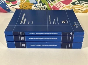 The CAS Institute Property Casualty Insurance Fundamentals 2nd Ed Books Vol. 1-3 - Picture 1 of 9