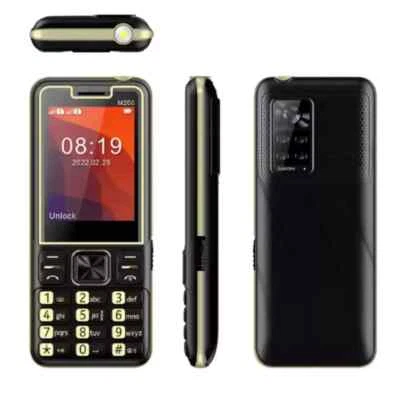 Cellulare M200 Per Anziani Telefono Con Tasti Standard Torcia Vibrazione FM - Immagine 1 di 3