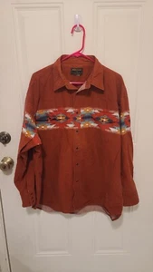 Rustler by Wrangler LS Western Shirt with Pearl Snaps - 2X - Aztec Trim - Picture 1 of 6