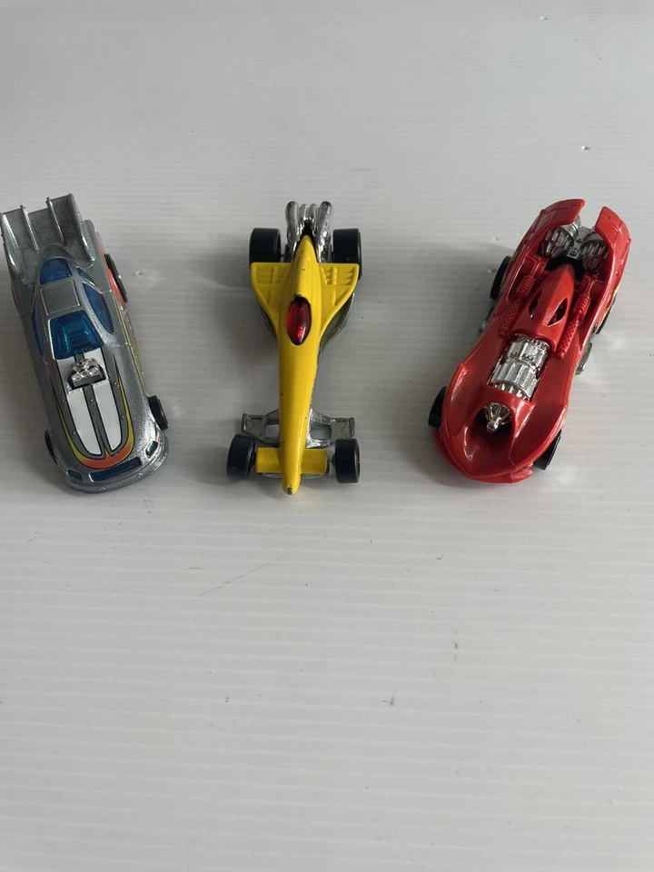 Hot Wheels Mattel Set Of 3 Custom Drag Race Cars 2011 -12 Good Condition. - Image 1 of 4