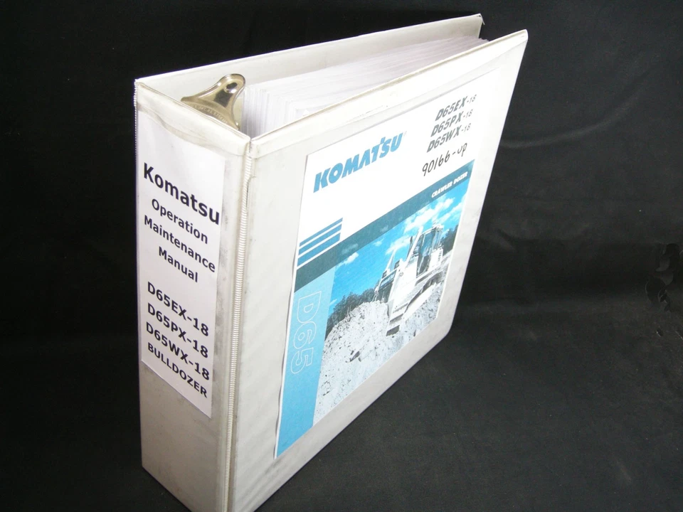 Manual de operador de mantenimiento de topadora KOMATSU D65EX-18 D65PX-18 D65WX-18 90166 arriba Foto 1 de 3