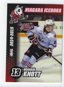 2014-15 Niagara Icedogs (OHL) Graham Knott (Cincinnati Cyclones)