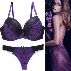 Unpadded Bra Women Bras Set Mesh Sexy Underwear Lace Brassiere Lingerie Panties - Picture 1 of 41