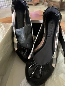 NIB Burberry Nova Soft Ballerina Ballet Flats EU 39.5 - Picture 1 of 12