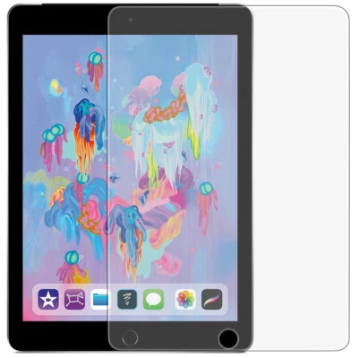 9H Hartglas Panzerfolie iPad 6 2018 9.7 / iPad 5 2017 9.7 Schutzglas Full-Cover - Bild 1 von 4