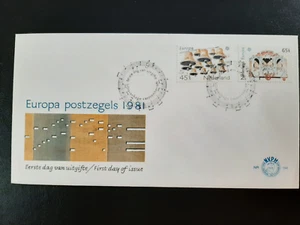 "NED-100) NIEDERLANDE ""EUROPA C.E.P.T." 1981 ERSTER TAG COVER - Bild 1 von 1