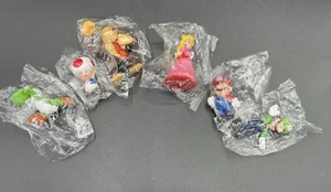 Super Mario Bros Nintendo Toys Figures Yoshi Luigi Kong Peach Toad Cake Toppers - Picture 1 of 4