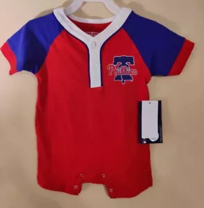 Philadelphia Phillies Baby One Piece Body Suit Romper Infant 12 Months - Picture 1 of 3