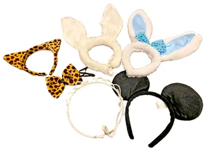 Lot Of Headbands - Costume, leopard / cheetah, bunny, tiara, Mickey/Minnie mouse - Picture 1 of 2