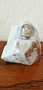 Susie Joe Signed Alabaster Sculpture - Picture 1 of 7