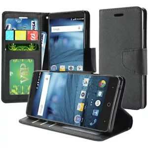 Para ZTE Fanfare 3 Zfive G Tempo Go X Zfive C Z557BL Case + Cubierta de vidrio templado - Imagen 1 de 25