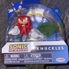 Sonic The Hedgehog Knuckles 2.5” Action Figure With Green Emerald 2022 New