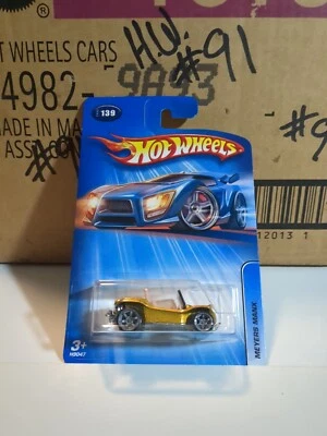 HOT WHEELS VHTF 2005 MAINLINE SERIES MEYERS MANX #139 CM6 WHEEL VARIATION — 第 1/4 张图片