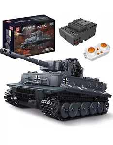 Form Königstiger Panzer Bausteine Set, ferngesteuertes Spielzeug GEÖFFNET - Bild 1 von 17