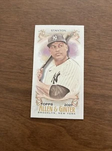 2021 Topps Allen & Ginter Mini Parallel A&G Back Giancarlo Stanton NY Yankees - Bild 1 von 2