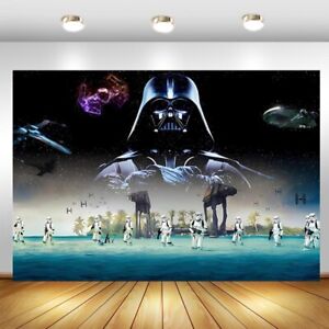 Star Wars Backdrop Boys Birthday Party Background Photo Studio Space Banner