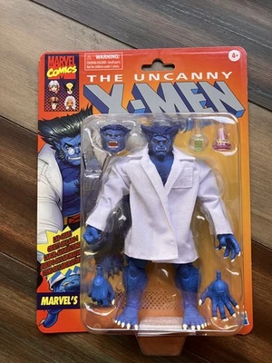 Figura de acción retro X-MEN BEAST Labcoat 6" de Marvel Legends X-Men 97 animada Foto 1 de 4