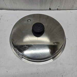 Padella padella vintage Saladmaster acciaio inox 10" SOLO COPERCHIO - Foto 1 di 6