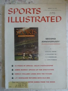 SPORTS ILLUSTRATED MAGAZINE August 20 1956 - Second Year Anniversary Issue - Picture 1 of 3