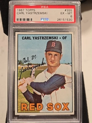 Carl Yastrzemski 1967 Topps #355 PSA 6 Foto 1 de 2