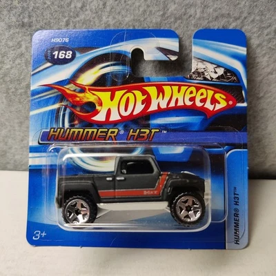 Hot Wheels 2005 черный HUMMER H3T отличном Int'l короткая карта! - Изображение 1 из 4