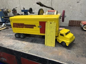 VTG Pressed Steel Structo Trans Continental Express Semi Truck With Ramp - Picture 1 of 8