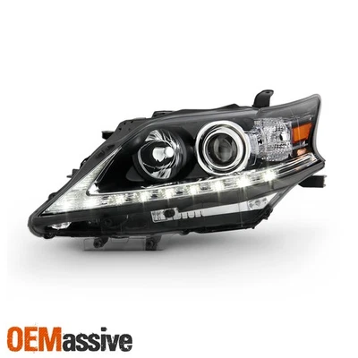 Faro negro proyector HID no AFS para 13-15 Lexus RX350 RX450h con LED DRL izquierdo Foto 1 de 4