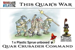 Quar Crusader Command Wargames Atlantic 1 X Plastic Sprue Unboxed 28mm 1/56 - Picture 1 of 14