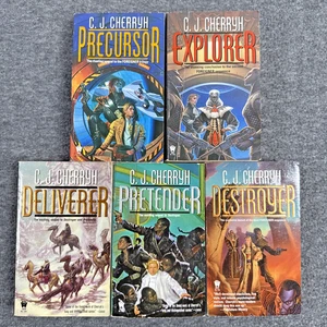 C.J. Cherryh Taschenbücher 5 Stück Sci-Fi Fantasy Foreigner Serien - Bild 1 von 15