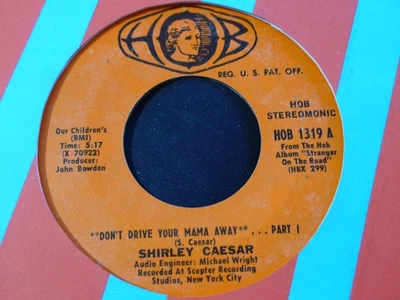 SOUL GOSPEL-SHIRLEY CAESAR-DON'T DRIVE YOUR MAMA AWAY-HOB - Image 1 of 2