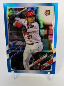 2021 Topps Chrome NPB Tsubasa Aizawa #198 Blue Refractor 118/150