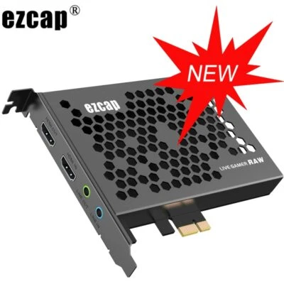HDR Loop 4K PCIE PCI-e Video Capture Card HDMI Game Live Steaming Recording Box - image 1 of 4