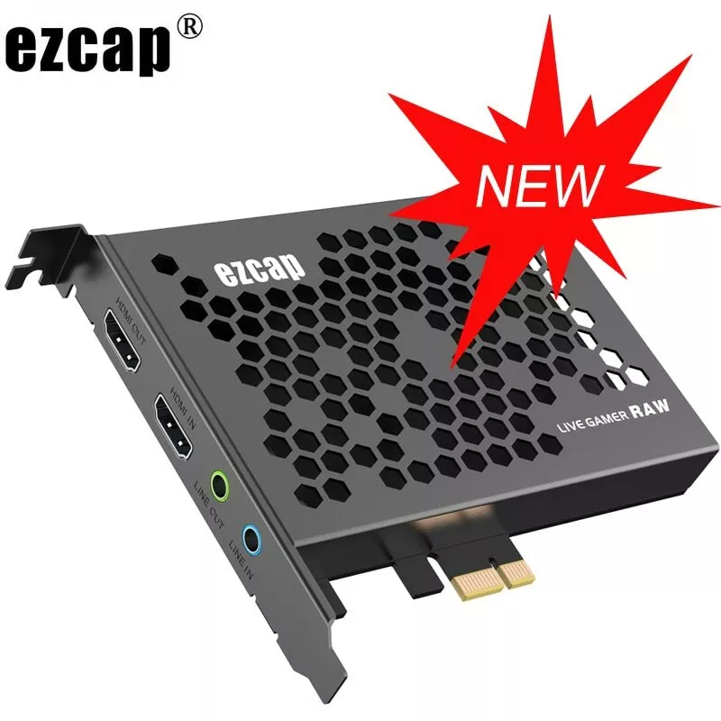 HDR Loop 4K PCIE PCI-e Video Capture Card HDMI Game Live Steaming Recording Box - Image 1 of 4