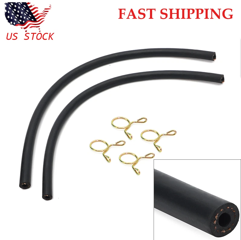 15'' Fuel Tank Cas Line Hose Kit Clip 5.5mm For Honda CT70 CT70H CT90 110 ATC US Foto 1 de 4