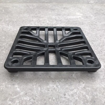 Gully Grid Grate 6 Inch Square Heavy Duty Plastic Cover, Black High Quality No1 - Image 1 of 4