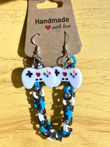 FNaF Glamrock Bonnie Earrings Perler Security Breach Ruin DLC Five Nights  Freddy