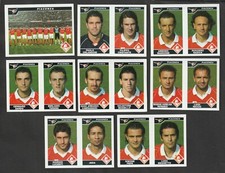 8 FIGURE STICKERS FOOTBALLERS PANINI 2004-05 COMPLETE TEAM PIACENZA