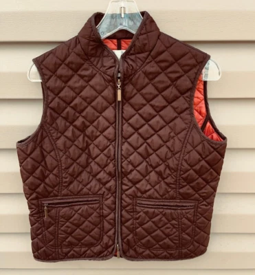 Chaleco Van Heusen Mujer Cuello Granate Talla Mediana con Bolsillos Foto 1 de 4