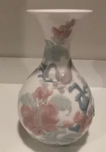 VASO FIORI PASSERI LARDO RITIRATO MAI USATO NO SCATOLA - Foto 1 di 6