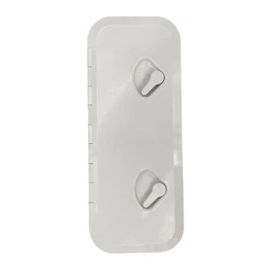 353 mm x 606 mm Marine Boot weiß Deck Inspektion Zugang Luken Aufbewahrung Schließfach - Bild 1 von 3